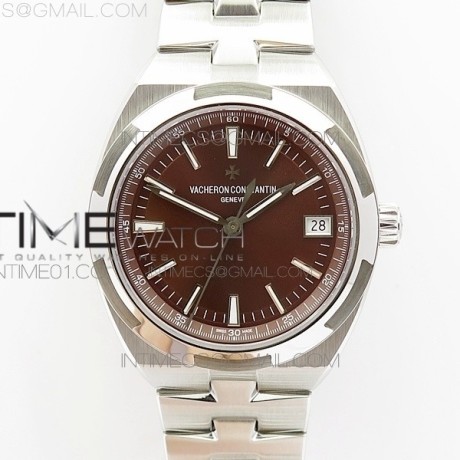 BP공장 바쉐론콘스탄틴 오버시즈 스틸 OVERSEAS AUTOMATIC  SS BROWN DIAL ON RG BRACELET A5100