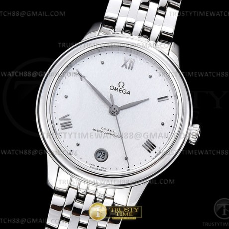 VS공장 오메가 드 빌 스틸 실버다이얼 브레이슬릿 De Ville Prestige 34mm SS/SS Silver VSF A8800