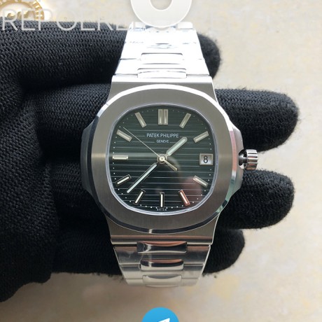 PP공장 V4 파텍필립 노틸러스 5711/A 스틸 그린다이얼 324CS Nautilus 5711/1A PPF 1:1 Best Edition Green Textured Dial on SS Bracelet 324CS V4 PPF공장