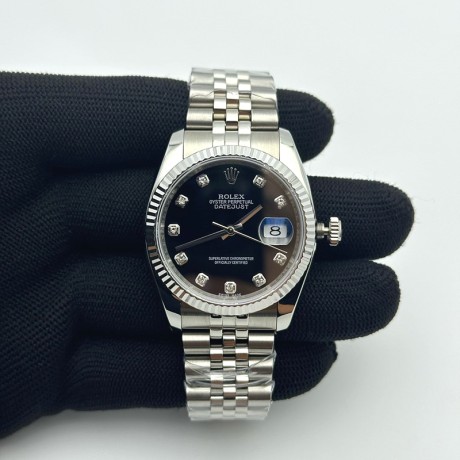 BP공장 롤렉스 데이저스트 스틸 검판 텐포인트 36 Rolex DateJust SS&Black Dial 10Point Index 브레스렛 V2
