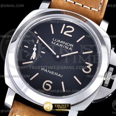 HW공장 파네라이 PAM417 뉴욕에디션 브라운스트랩 Pam 417M New York Ed SS/LE Black HWF A6497