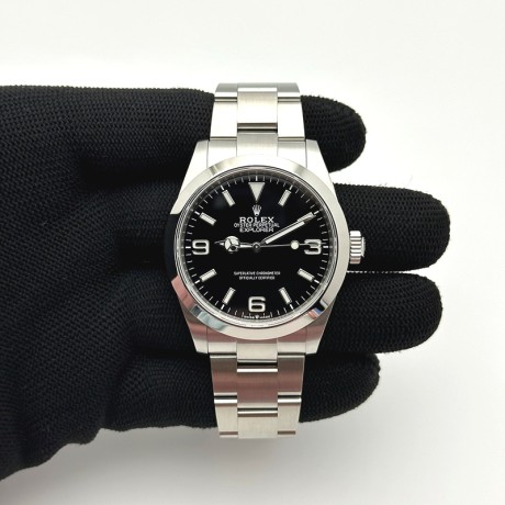 VS공장 롤렉스 익스플로러 스틸 블랙다이얼 브레이슬릿 40 Explorer 1 224270 904L SS/SS Blk VSF VS3230