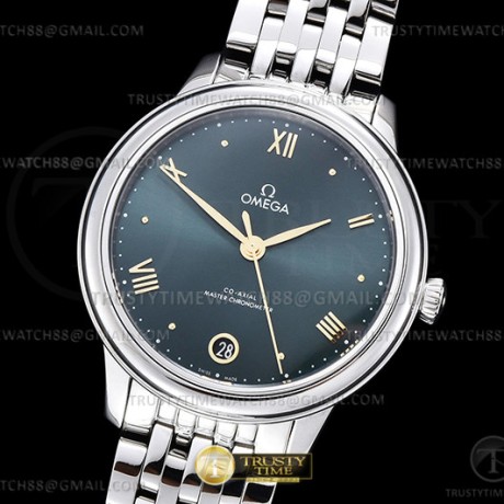 VS공장 오메가 드 빌 스틸 그린다이얼 로즈골드인덱스 브레이슬릿 De Ville Prestige 34mm SS/SS P-Grn/RG VSF A8800