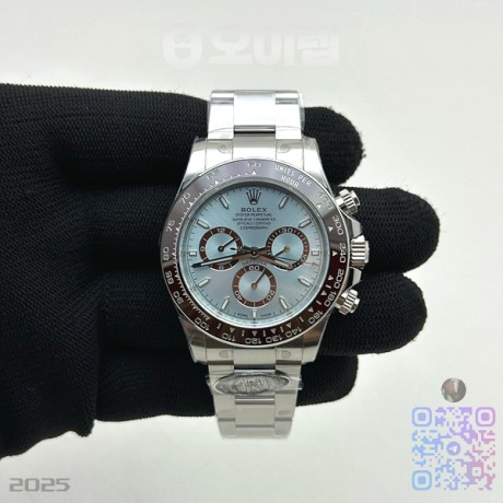 Clean공장 롤렉스 세라믹 데이토나 아이스다이얼 브레이슬릿 클린공장 Daytona 126506 Clean 1:1 Best Edition 904L Steel Ice Blue Dial Lume Markers on SS Braclet SH4131