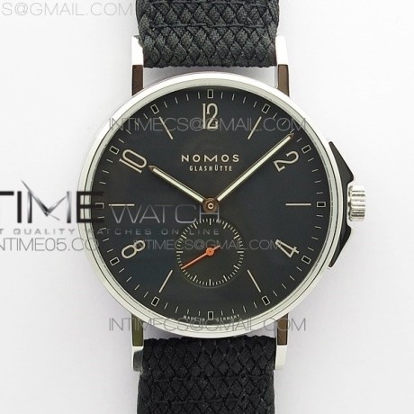 MK공장 노모스 아호이아틀란틱 블랙다이얼 나일론스트랩 Ahoi Atlantik 555 SS MKS 1:1 Best Edition Black Dial On Nylon Strap Seagull movement