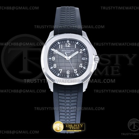DD공장 파텍필립 아쿠아넛 5167 그레이다이얼 블랙러버스트랩 Aquanaut Ref.5167 Black SS/RU Grey/Num DDF DD330