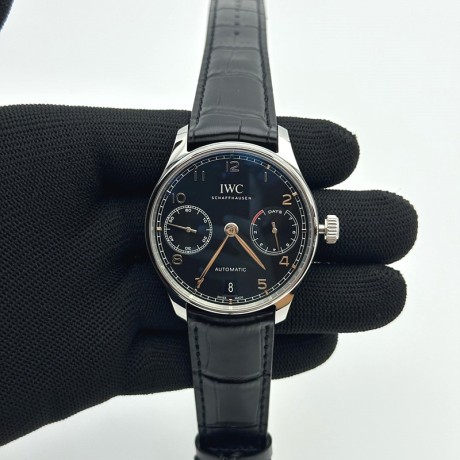 ZF공장 V5 IWC 포르투기저500703 세븐데이즈 부엉이 IWC Portuguese 500703 Seven Days 스틸 블랙