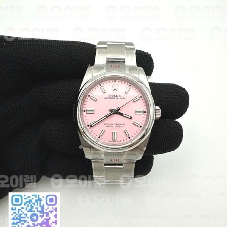 GM공장 롤렉스 오이스터퍼페츄얼 36 핑크다이얼 브레이슬릿 3230 Oyster Pert 36mm 904 126000 SS/SS Pink GMF V2 VR3230