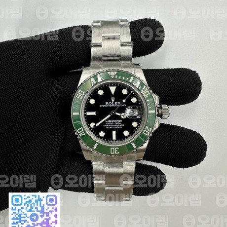 BP공장 롤렉스 서브마리너 41 그린 2813무브 28800진동 Submariner 41mm 126610 LV SS BP Best Edition Black Dial