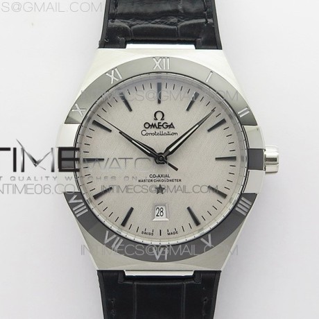 TW공장 오메가 컨스텔레이션 스틸 화이트다이얼 거미스트랩 Constellation 131.33.41.21.03.001 SS TW Best Edition White Dial On Black Gummy Strap A8500