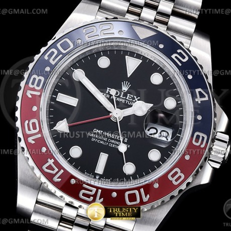 GM공장 V4 롤렉스 GMT마스터 2 펩시 쥬빌레브레이슬릿 GMT II 126710 Jub 904L SS/SS Blk GMF V4 A3285 CHS