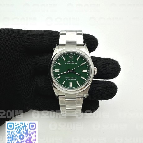 VS공장 롤렉스 오이스터퍼페츄얼 36 그린다이얼 브레이슬릿 Oyster Perpetual 126000 36mm VSF 1:1 Best Edition 904L Steel Green Dial VS3230 V2