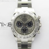 Noob공장 롤렉스 스틸 데이토나 그레이다이얼 브레이슬릿 눕 Daytona 116509 904L Noob 1:1 Best Edition Gray Dial on 904L SS Bracelet SA4130