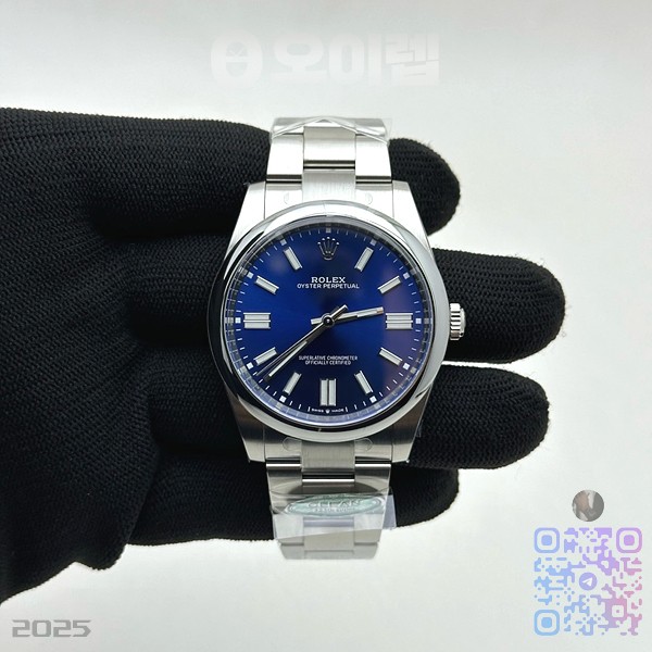 CLEAN공장 롤렉스 오이스터퍼페츄얼 41 블루다이얼 브레이슬릿 클린공장Oyster Perpetual 124300 41mm Clean 1:1 Best Edition 904L Steel Blue Dial VR3230