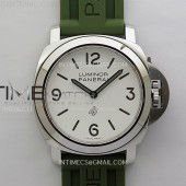 TT공장 파네라이 PAM1113 화이트다이얼 그린러버스트랩 PAM1113 W TTF 1:1 Best Edition White Dial on Green Rubber Strap A6497