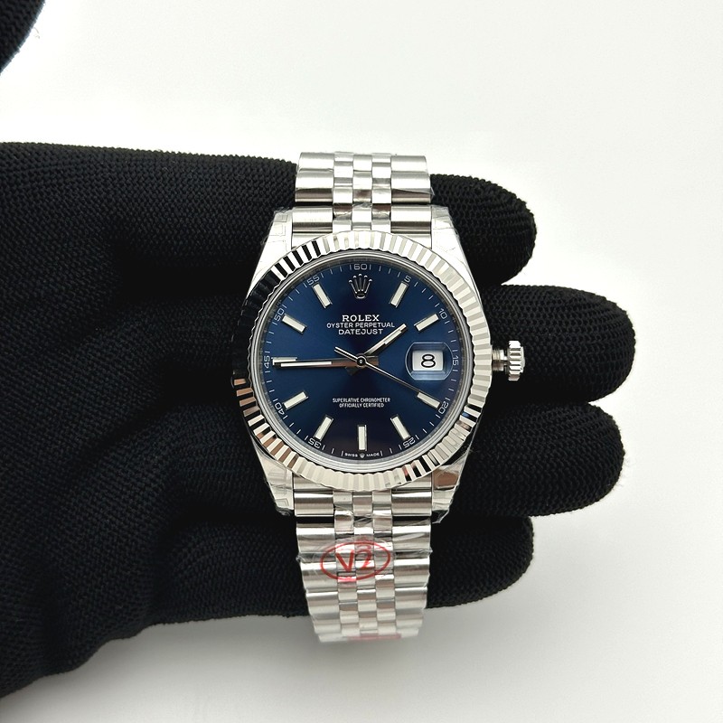 VS공장 롤렉스 데이저스트 41 블루다이얼 플루티드베젤 쥬빌레브레이슬릿 3235 DateJust 41 126334 904L SS VSF 1:1 Best Edition Blue Dial on Jubilee Bracelet VS3235