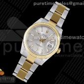 VS공장 롤렉스 데이저스트 41 옐로우골드콤비 실버다이얼 플루티드베젤 오이스터브레이슬릿 DateJust 41 126333 904L SS/YG VSF 1:1 Best Edition Silver Dial on Oyster Bracelet VS3235
