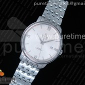 MK공장 v4 오메가 드빌 스틸 화이트다이얼 스틸인덱스 브레이슬릿 De Ville SS White Dial SS Markers on SS Bracelet MIYOTA 9015