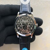 FL공장 클래식 5088 인그레이브드가죽스트랩 Classic 5088 100P Engraved Case Engraved Dial on Black Leather strap Cal.240