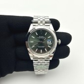 [26.01 UP] CLEAN공장 롤렉스 데이저스트 41 스틸 그린다이얼 플루티드베젤 쥬빌레브레이슬릿 DateJust 41mm 126334 904L SS Clean Plus 1:1 Best Edition Green Dial Stick Marker On Jubilee Bracelet DD3235 클린 플러스