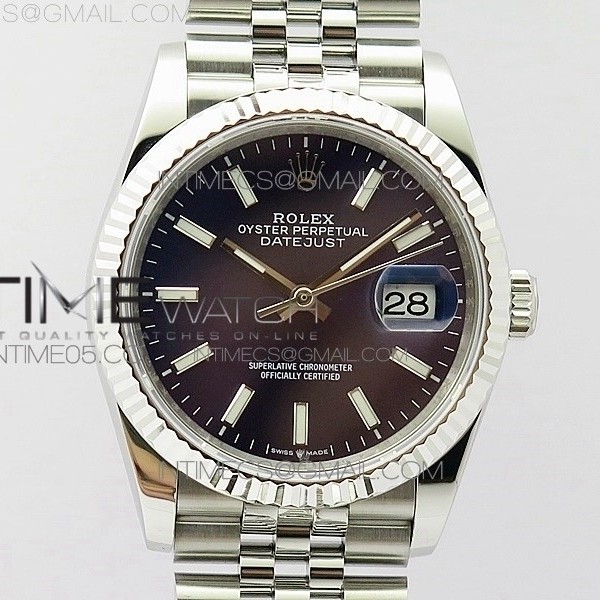 BP공장 롤렉스 데이저스트 36 스틸 블루다이얼 브레이슬릿 3235 DateJust 36mm 126234 904L Steel New Version Blue Dial on Jubilee Bracelet