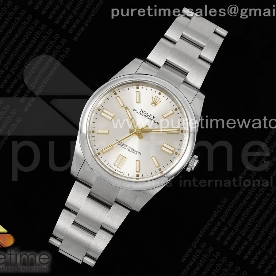 CLEAN공장 롤렉스 오이스터퍼페츄얼 41 실버다이얼 브레이슬릿 클린공장Oyster Perpetual 124300 41mm Clean 1:1 Best Edition 904L Steel Silver Dial VR3230