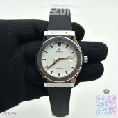 JJ+공장 위블로 클래식퓨전 42mm 화이트다이얼 러버스트랩 Classic Fusion Bang 42mm SS/RU White JJ+F A1110(제이제이플러스)
