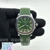 KM공장 파텍필립 아쿠아넛 5167 스틸 그린다이얼 러버스트랩 Aquanaut 5167 SS Green Textured Dial on Green Rubber Strap A324