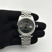 [26.01 UP] CLEAN공장 롤렉스 데이저스트 41 스틸 윔블던 슬레이트로만 그레이다이얼 쥬빌레브레이슬릿 DateJust 41mm 126334 904L SS Clean Plus 1:1 Best Edition Gray Dial Green Roman Marker On Jubilee Bracelet DD3235 클린 플러스