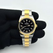 VS공장 롤렉스 익스플로러 36 신형 124273 옐로우골드콤비 브레이슬릿 Explorer 1 124273 36mm 904L YG/SS Blk VSF VS3230
