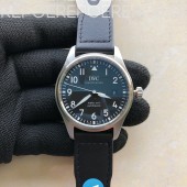 V7공장 IWC 파일럿 마크18 스틸 블랙다이얼 가죽스트랩 V7공장 Mark XVIII IWC327009 SS/LE Black V7F