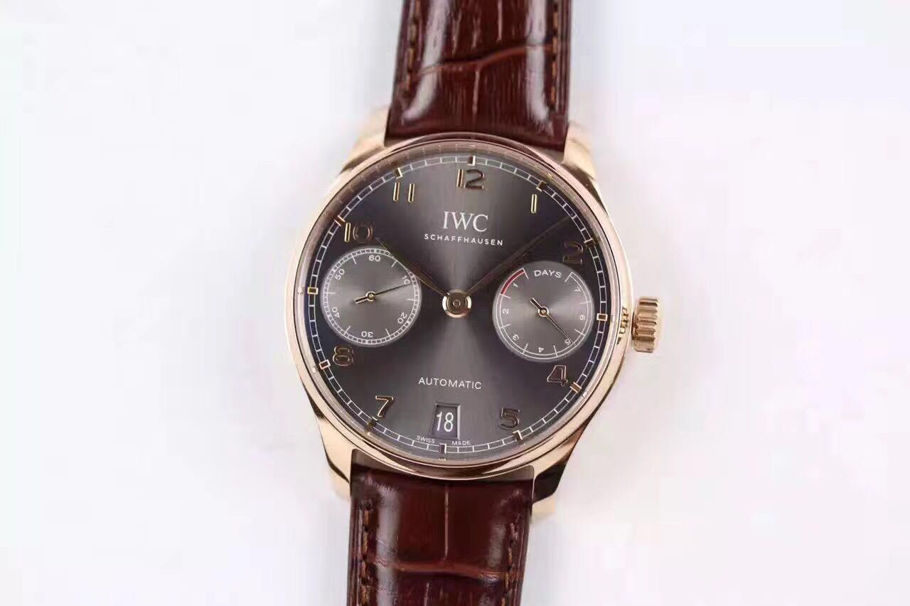 ZF공장 V5 IWC 포르투기저500702 세븐데이즈 부엉이 IWC Portuguese 500702 Seven Days 금장 챠콜다이얼