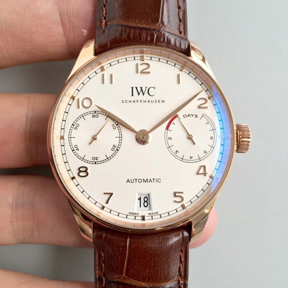 ZF공장 V5 IWC 포르투기저500701 세븐데이즈 부엉이 IWC Portuguese 500701 Seven Days 금장 흰판