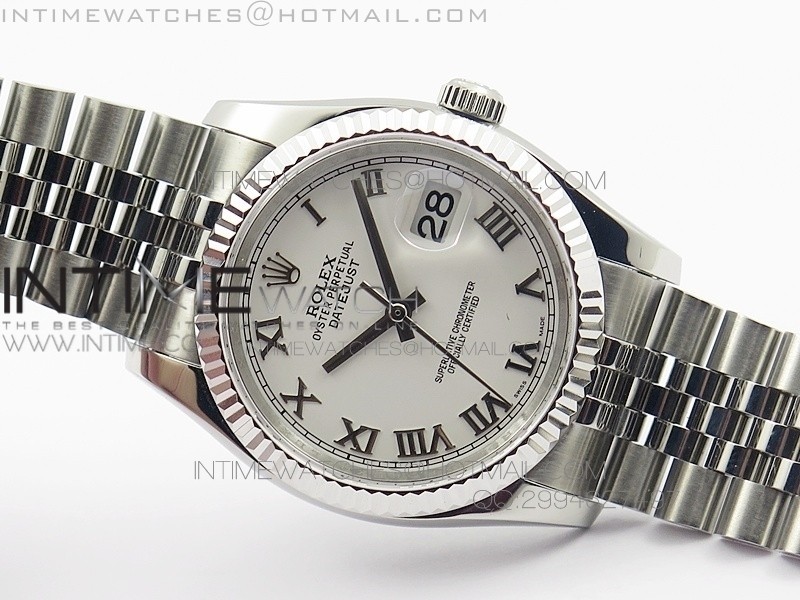 BP공장 롤렉스 데이저스트 스틸 흰판 로만다이얼 Rolex DateJust SS&White Roman Dial 브레스렛 V2