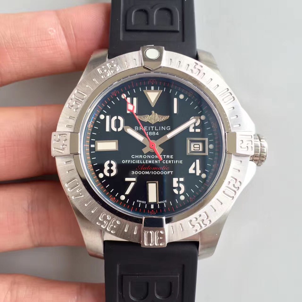 일반공장 브라이틀링 어벤져2 씨울프 레드세컨핸즈 Breitling Avenger Seawolf Red Secondhands