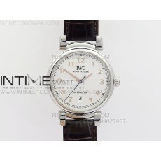 TW IWC 다 빈치 IW356601 스틸 화이트다이얼