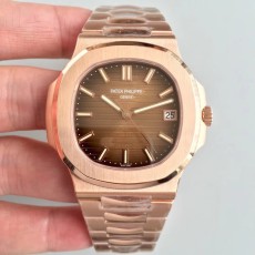 PF V2 노틸러스 점보 5711 로즈골드금통 브라운다이얼 NAUTILUS JUMBO 5711 RG BROWN TEXTURED DIAL ON RG BRACELET A324 CLONE