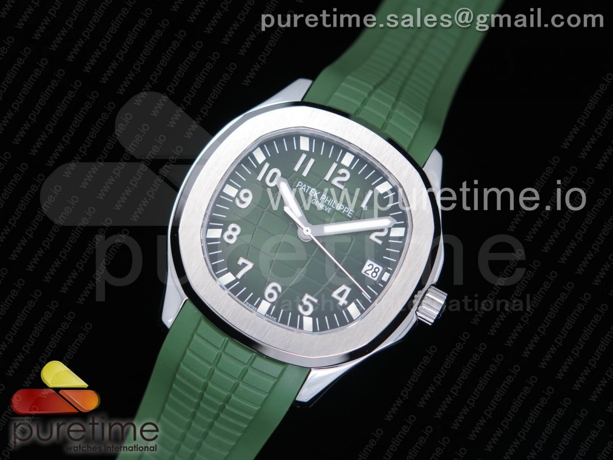 KM공장 파텍필립 아쿠아넛 5167 스틸 그린다이얼 러버스트랩 Aquanaut 5167 SS Green Textured Dial on Green Rubber Strap A324