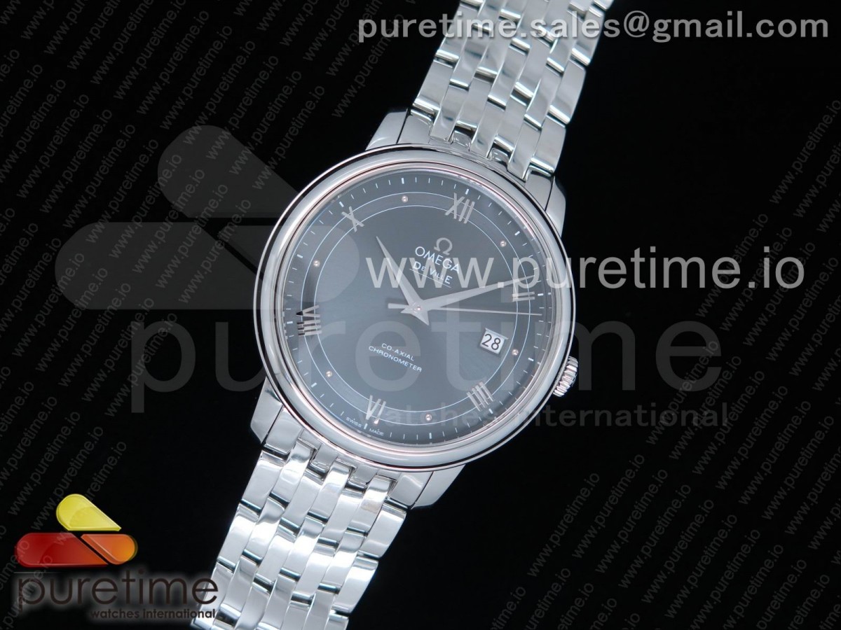 GP공장 오메가 드빌 스틸 그레이다이얼 브레이슬릿 De Ville SS Gray Dial on SS Bracelet A2824