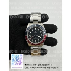 ZF공장 튜더 블랙베이 41 gmt 바젤월드 2018 펩시판 브레이슬릿 BLACK BAY GMT BASELWORLD 2018 PEPSI BLUE/RED BEZEL  BLACK DIAL ON SS BRACELET A2836