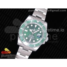 V9공장 롤렉스 서브마리너 그린 904L Submariner 116610 LV Green Ceramic  904L 1:1 Best Edition on SS Bracelet SA3135