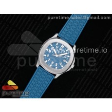 JJ공장 파텍필립 아쿠아넛 5067 스틸 블루다이얼 블루러버스트랩 Aquanaut 5067A SS Bezel Blue Textured Dial on Blue Rubber Strap AE23