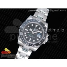 GM공장 롤렉스 GMT마스터2 블랙다이얼 브레이슬릿 904 GMT-Master II 116710 LN Black Ceramic 904L Steel  on SS Bracelet A2836