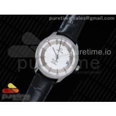 AC공장 오메가 드빌 아워비전 41MM 스틸 화이트다이얼 가죽스트랩 De Ville Hour Vision 41mm SS White Dial on Black Leather Strap A23J