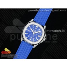 PP공장 파텍필립 아쿠아넛 블루텍스쳐다이얼 러버스트랩 Aquanaut 5067A SS Blue Textured Dial on Blue Rubber Strap AE23 PPF공장