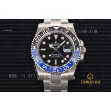 BP공장 롤렉스 GMT마스터2 블랙&블루 블랙다이얼 브레이슬릿 GMT-Master II 116710 BLNR Ceramic SS Bracelet A3186