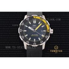 IWS공장 IWC 아쿠아타이머 46mm 블랙다이얼 러버스트랩 IW356802 Aquatimer 46mm IWSF 1:1 Black Dial SS RU A2892