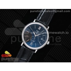 FK공장 IWC 포르토피노 스틸 블랙다이얼 가죽스트랩 Portofino Automatic SS Black Dial on Black Leather Strap A2892