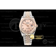 BP공장 롤렉스 데이저스트 36 로즈골드 콤비 로즈골드다이얼 브레이슬릿 DateJust 36mm Jub Flt RG/SS Rose Gold Diam BP A2813