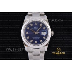 BP공장 데이저스트 36MM 블루다이얼 브레이슬릿 Datejust 36mm BP High Grade Blue Dial SS Bracelet A2813